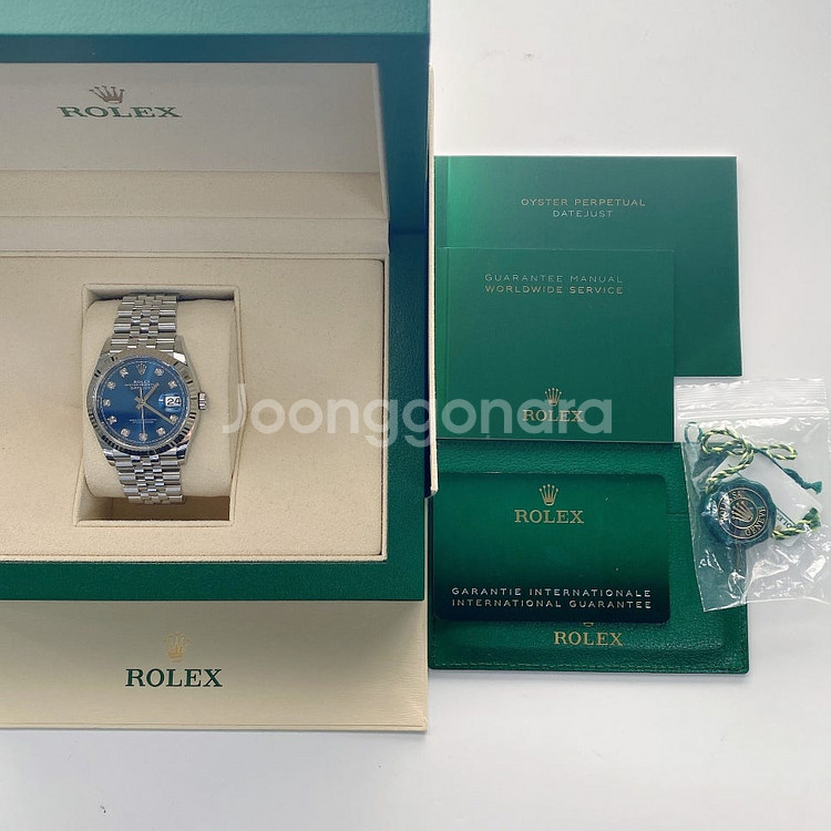 [팝니다] 롤렉스 데이트저스트 청판 10P 36mm 126234g - 2020년식 (1000048128)--5