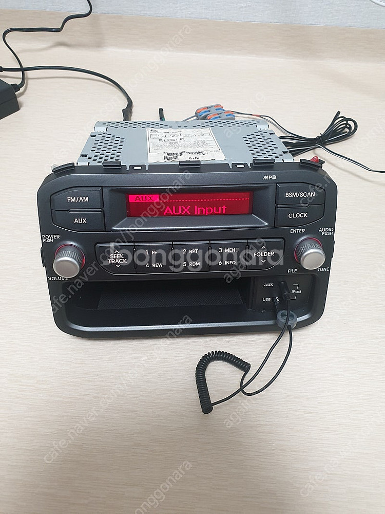 카오디오를 일반오디오로 개조(CD 없음, 블루투스 가능...--5