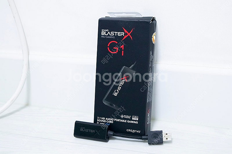 사운드 블라스터 G1 제이웍스 정품 팝니다.--0