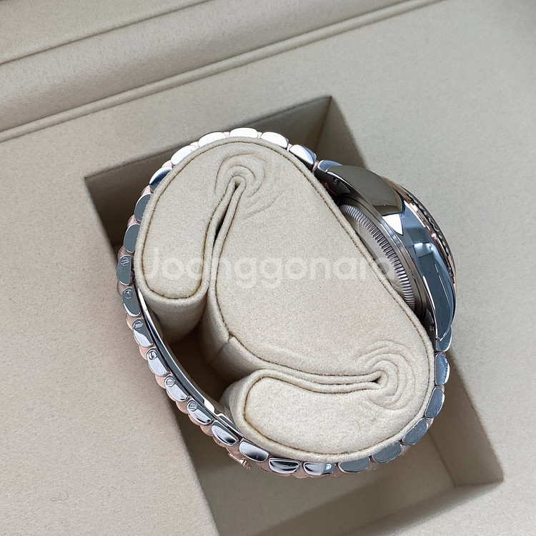 [새제품] 롤렉스 레이디 데이트저스트 초코 로만 로즈 골드 콤비 28mm 279171--3