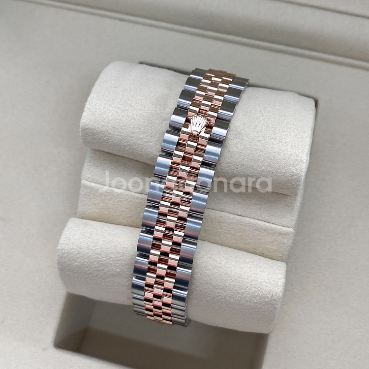 [새제품] 롤렉스 레이디 데이트저스트 초코 로만 로즈 골드 콤비 28mm 279171--4