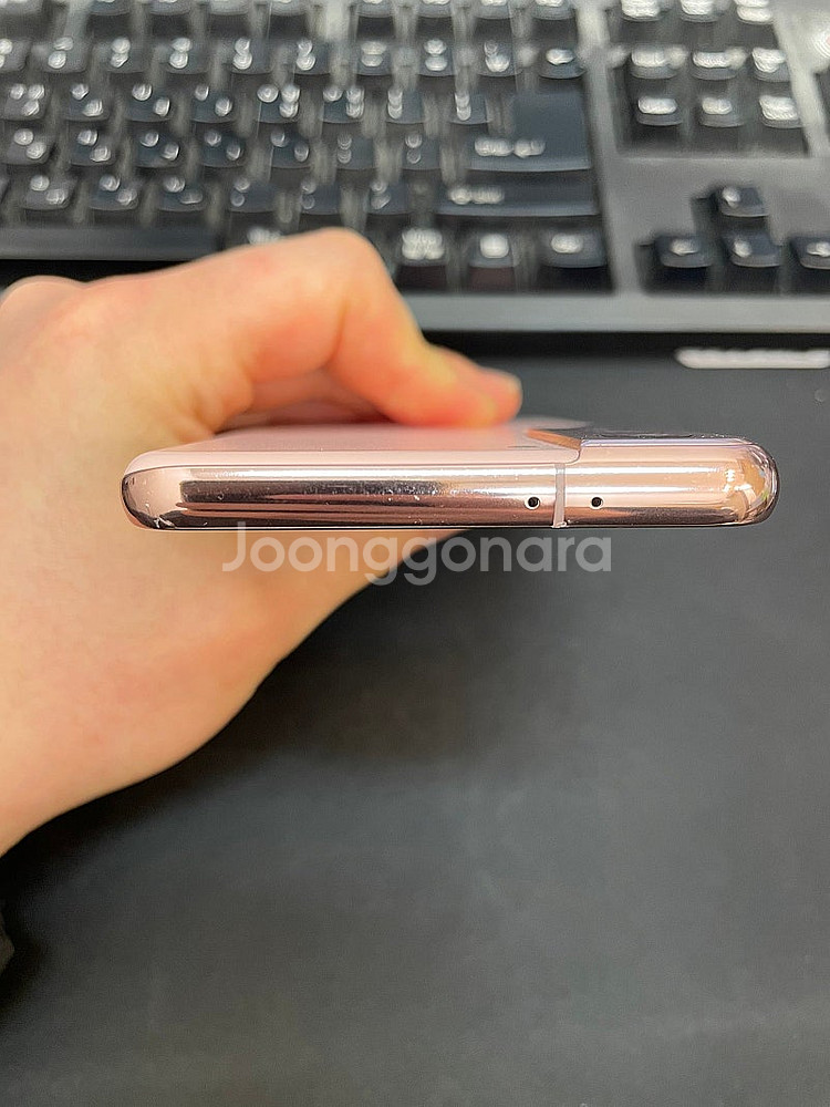갤럭시S21 핑크 256GB 무잔상 상태좋은 중고23만...--3
