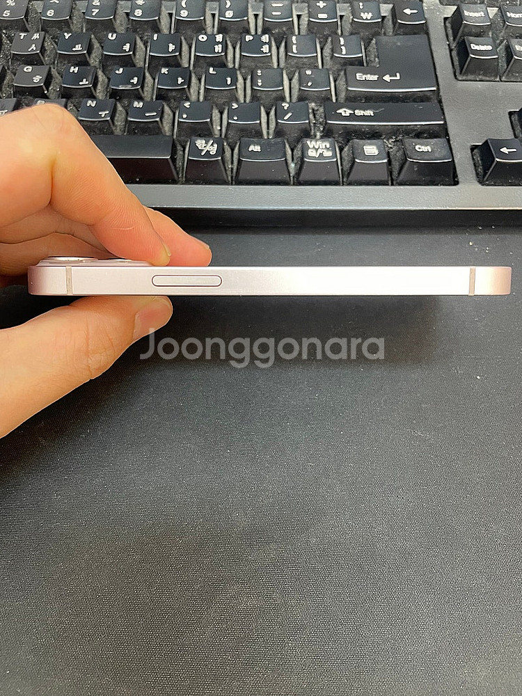 아이폰13미니 핑크 128GB 배터리사설교체 상태좋은중...--4