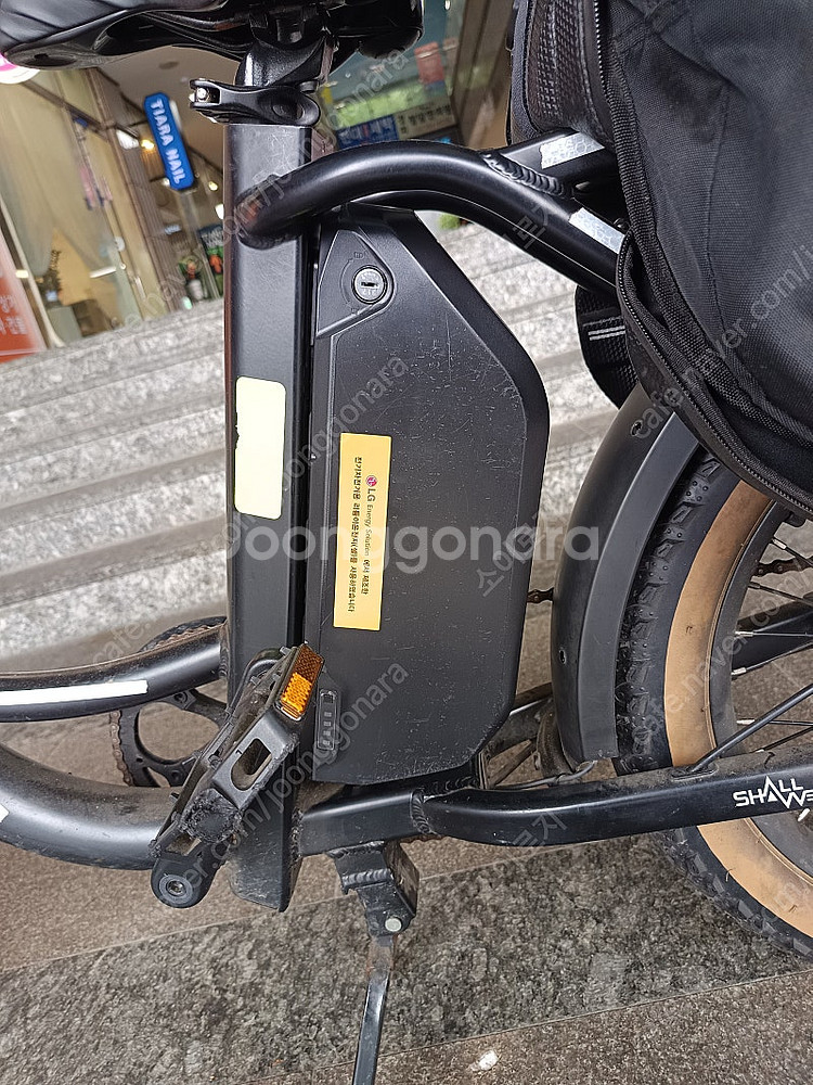 전기자전거 쉘위바이크.배달 세팅 및 타이어 교체 완료--6