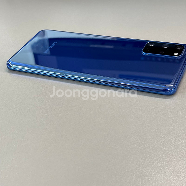 갤럭시S20플러스 블루색상 256용량 미파손 가성비 꿀매물 서브용 게임용 업무용 추천 15만 판매합니다--6