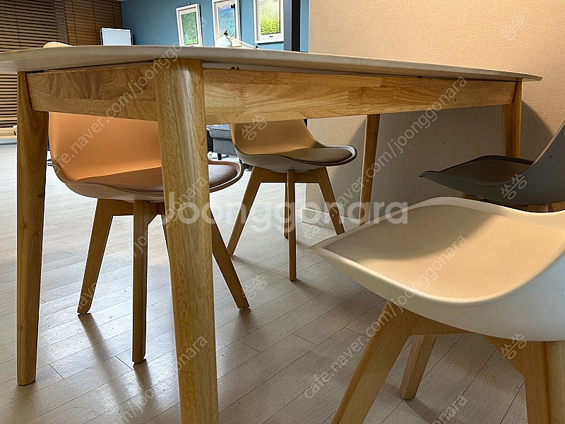 천연원목 세라믹 식탁 & 의자 4개 포함(7/12까지만)--8