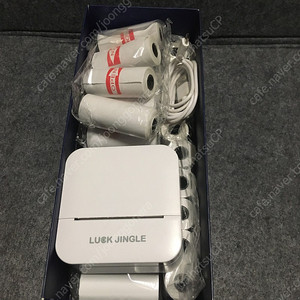 열전사 미니 프린터기 LUCK JINGLE+롤용지34매