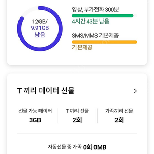 sk 데이타 2기가 2천원