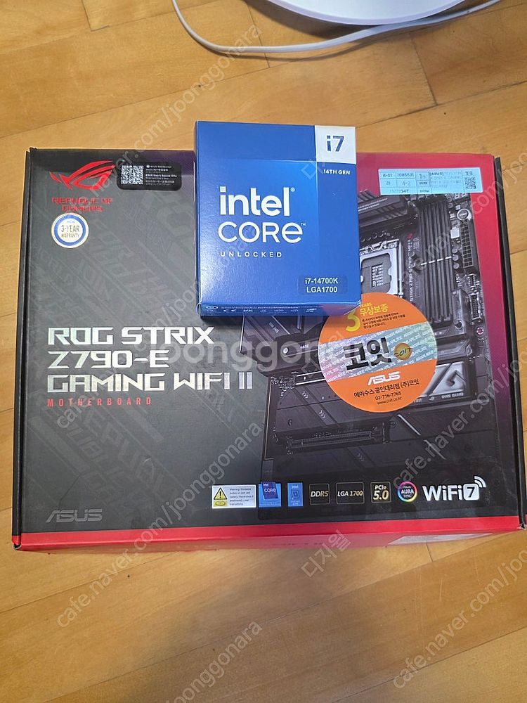 14700K+Z790 STRIX-E WIFI 2 팝니다...--0