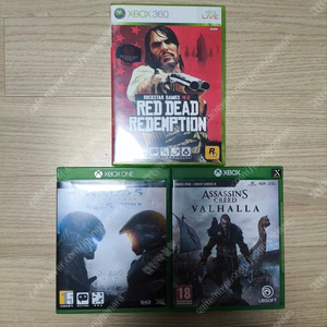 XBOX 타이틀 몇 개 팝니다 (레데리1, 헤일로5, 어크 발할라, 기어즈오브워4)