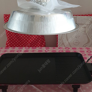 와이드그릴 전기그릴 에브리빙 테이블 그릴 EG-011 48cm 전기그릴 불판 캠핑그릴 가정용그릴 전기그릴+미니 소스볼세트 #거의새거#