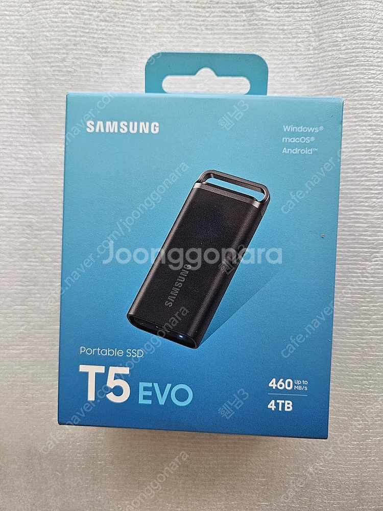 삼성전자 포터블 SSD T5 EVO 4TB 외장 SSD...--0