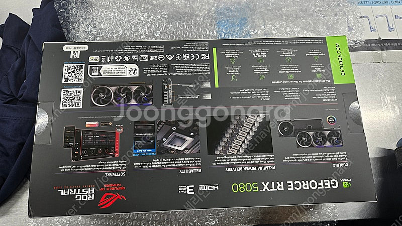 ASUS RTX5080 아스트랄 미개봉 팜--4