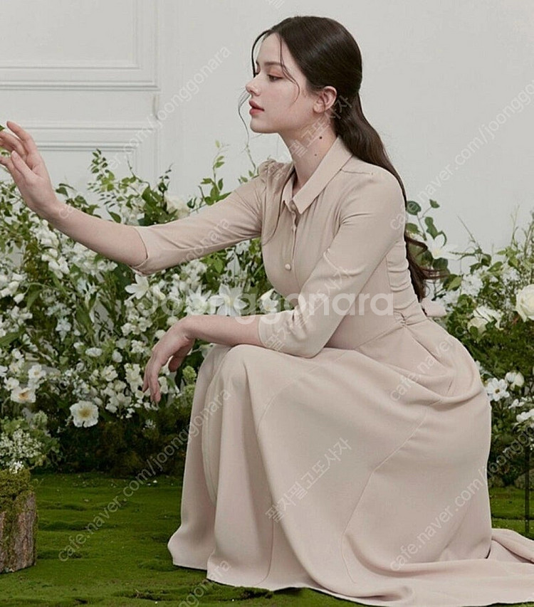 그레이스유 클레어 원피스 핑크베이지 s--1