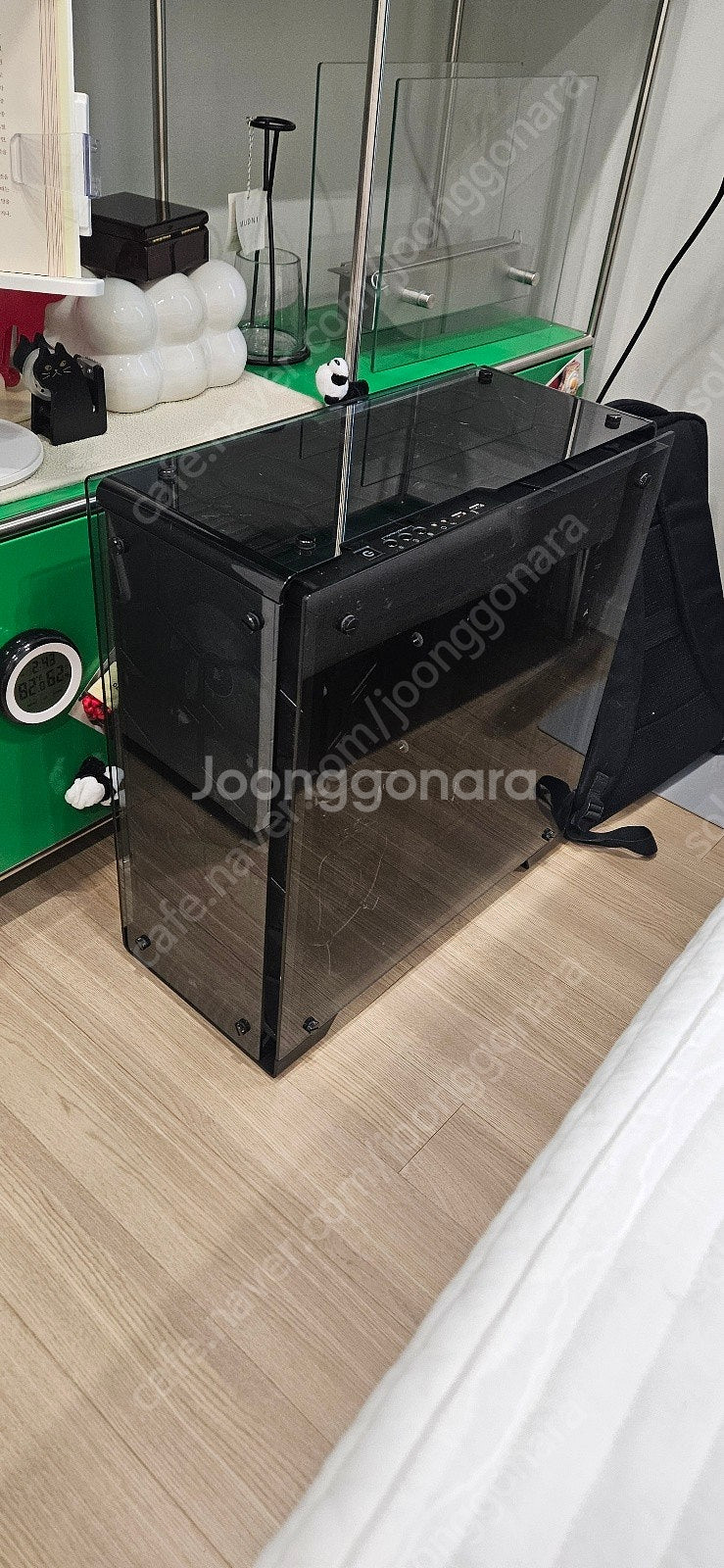 커세어 PC 케이스+ml120팬 3개+팬택스 팬콘트롤러--1