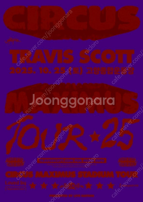 트래비스 스캇 내한공연 스탠딩 GA3 D구역 20번대 ...--0