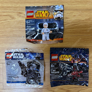 레고(LEGO) 스타워즈 폴리백 3종(5002123, 2856197, 5002947) 새제품 일괄 판매합니다.