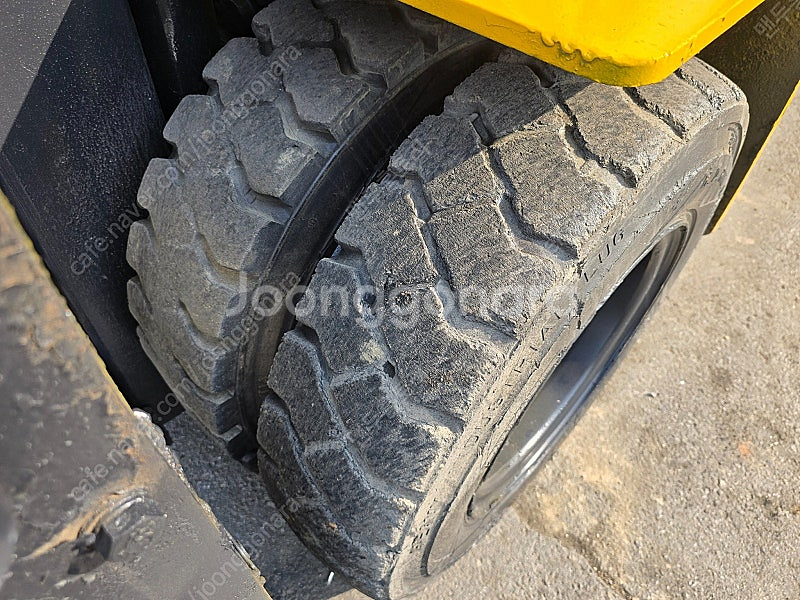 저렴한 중고지게차! 현대 4.5톤 캐빈+자동발 / 95...--9