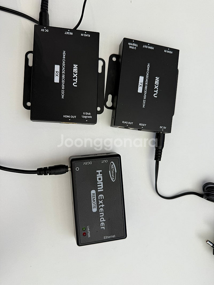 넥스트 HDMI UTP 리피터 거리연장기 송수신기--0