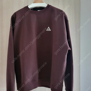 (미착용 가을 준비) acg 써마핏 브라운 스웻셔츠 L / dx9612-227