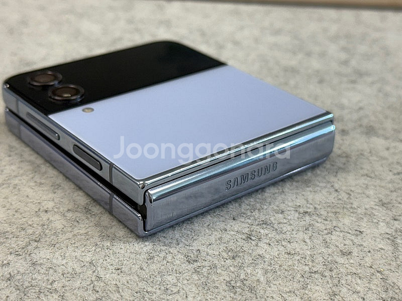 (무잔상)갤럭시Z플립4 블루 256G 불량화소없는 선명...--6