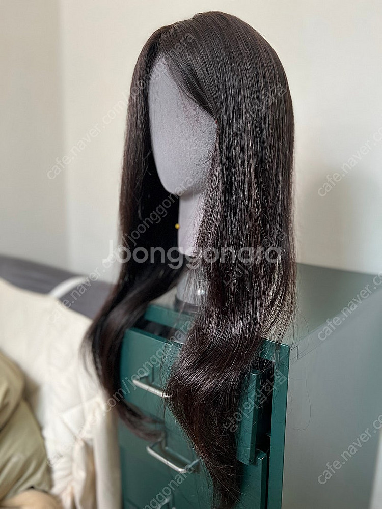 인모100프로(자연블랙,긴머리) 판매합니다 / 항암가발...--0