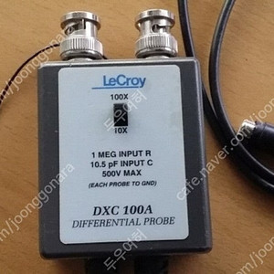 lecroy DA1855A differential Amplifier DXC-100A probe set 르크로이 듀얼채널 차동앰프