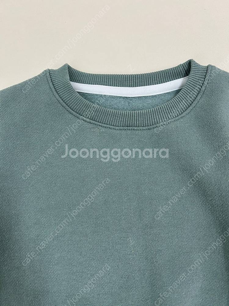 겨울 옷 정리) 아베브 기모 맨투맨 쑥라떼 S, 기모 ...--8