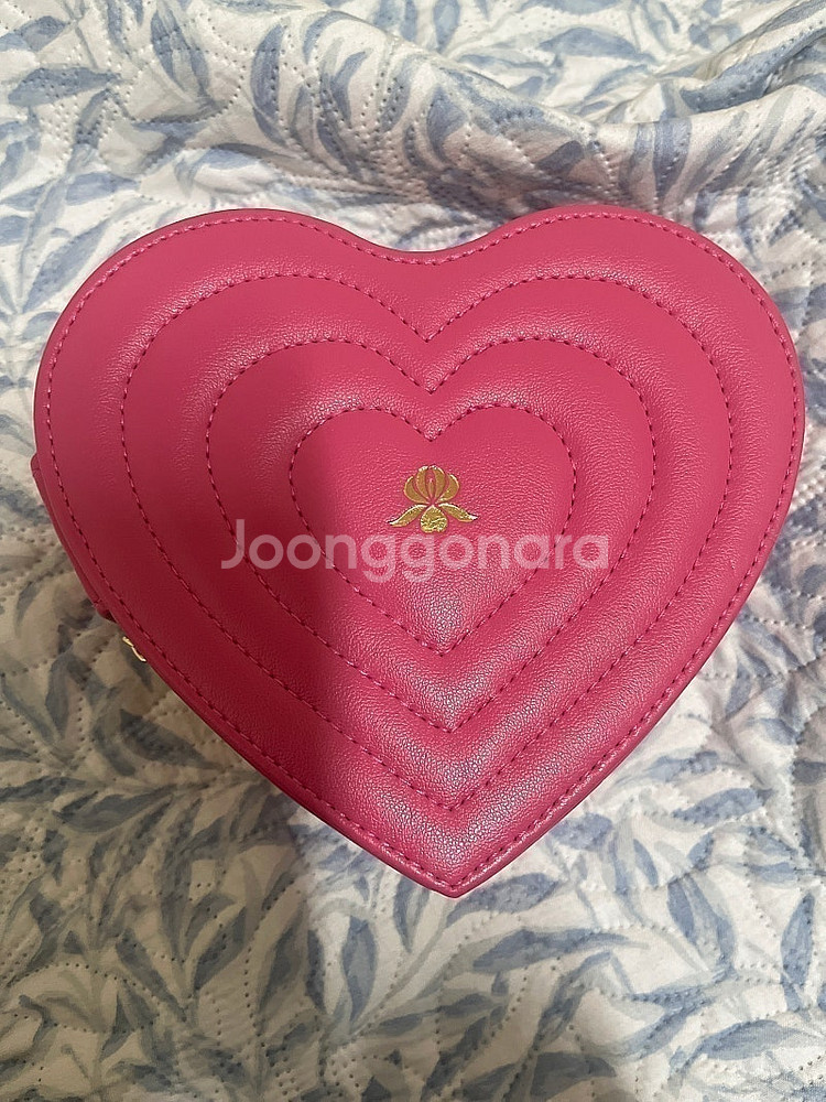 새상품)시슬리 하트 핑크 파우치 클러치--0