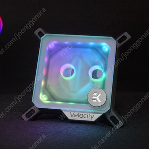 EK-Quantum Velocity D-RGB - Nickel + Frosted Plexi 미개봉 새상품