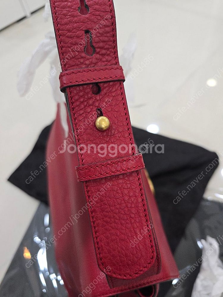 [정품] GUCCI 구찌 마몬트 숄더백 라지 레드 미사...--5