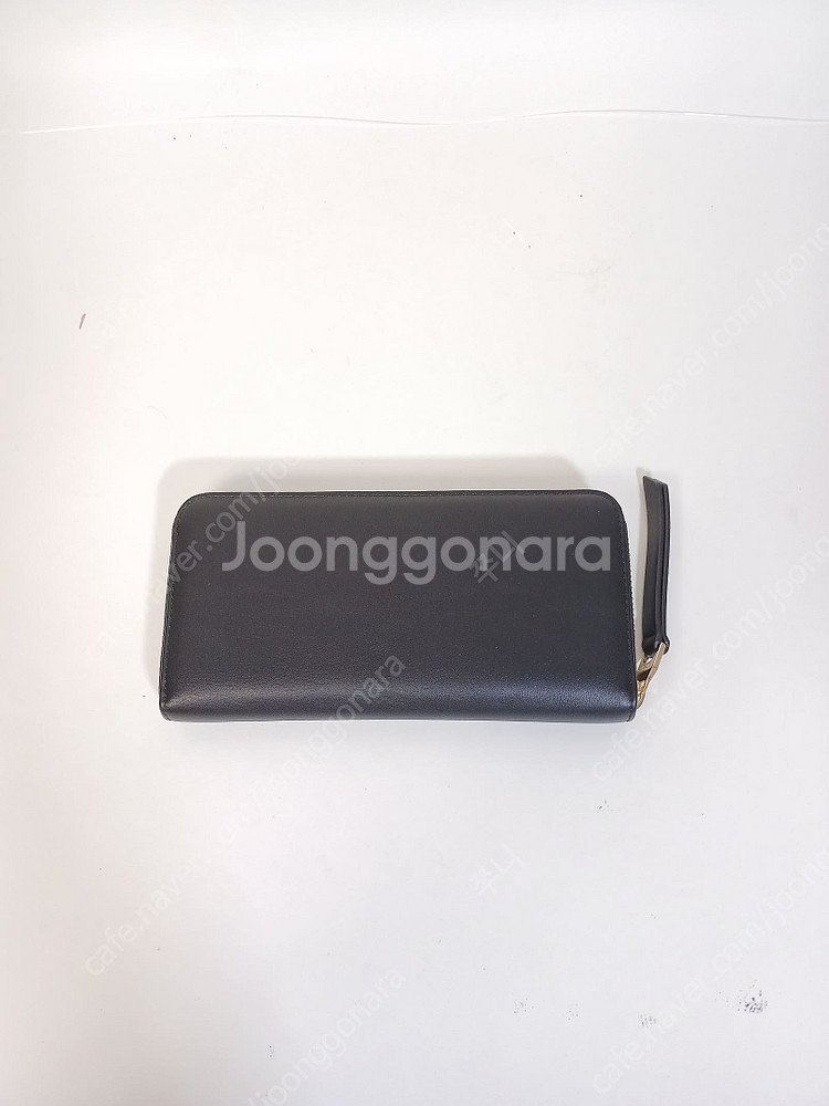 베르사체 로고 록 검정색 가죽 여성 지퍼 장지갑 정품 ...--2