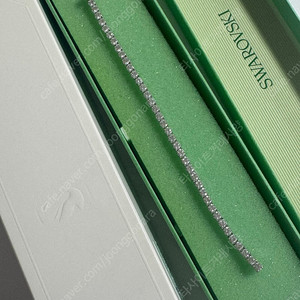 스와로브스키 매트릭스 테니스팔찌 화이트 S