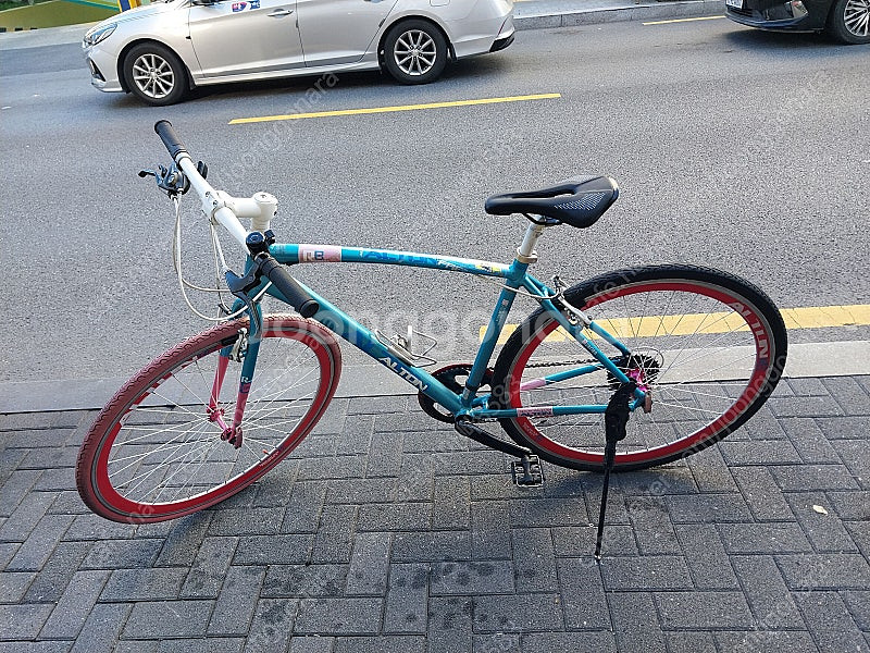 하이브리드 픽시 중고자전거 700CC7단 알마늄 수리정...--2
