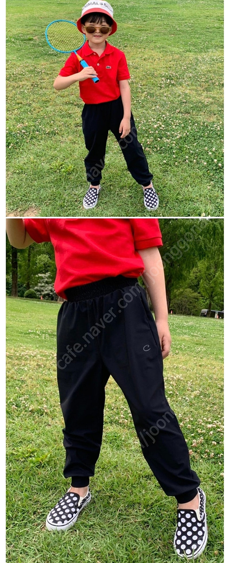 (미개봉)꺌랑 베이비 트리코트 팬츠 블랙 L사이즈 이미지