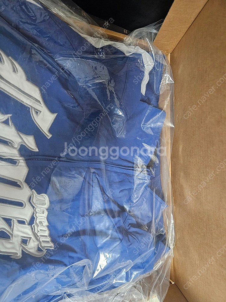 삼성라이온즈 산산기어 자켓 블루 xl--2