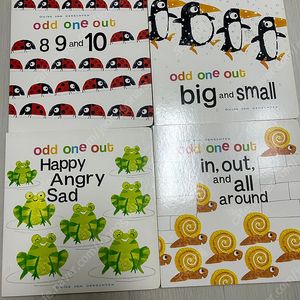 노부영 보드북 4권 cd 모두 있음 odd one out 택포