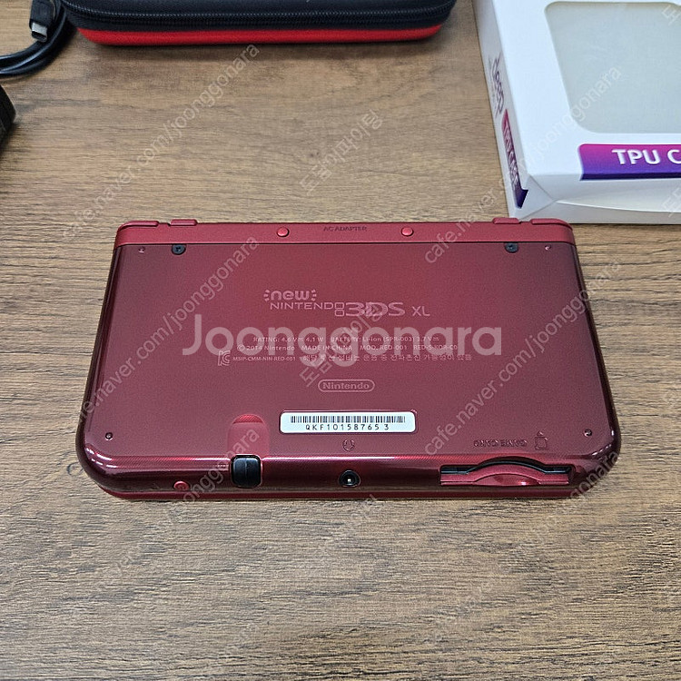 닌텐도 new 3ds xl 레드 순정제품 A급 상품 판...--2