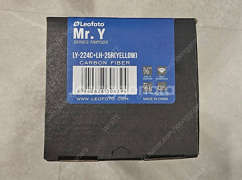 레오포토 LY-224C+LH-25R(엘로우) 카본 삼각대 판매합니다.--0