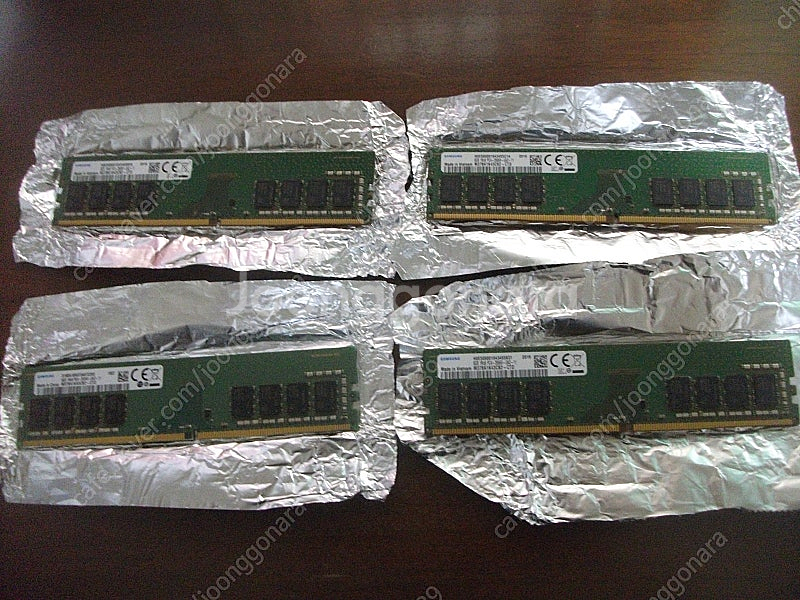 삼성전자 DDR4 2666V 8GB 램 4개 32GB--1