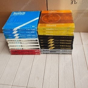 7인치 릴 테이프 (1800피트) 판매.
