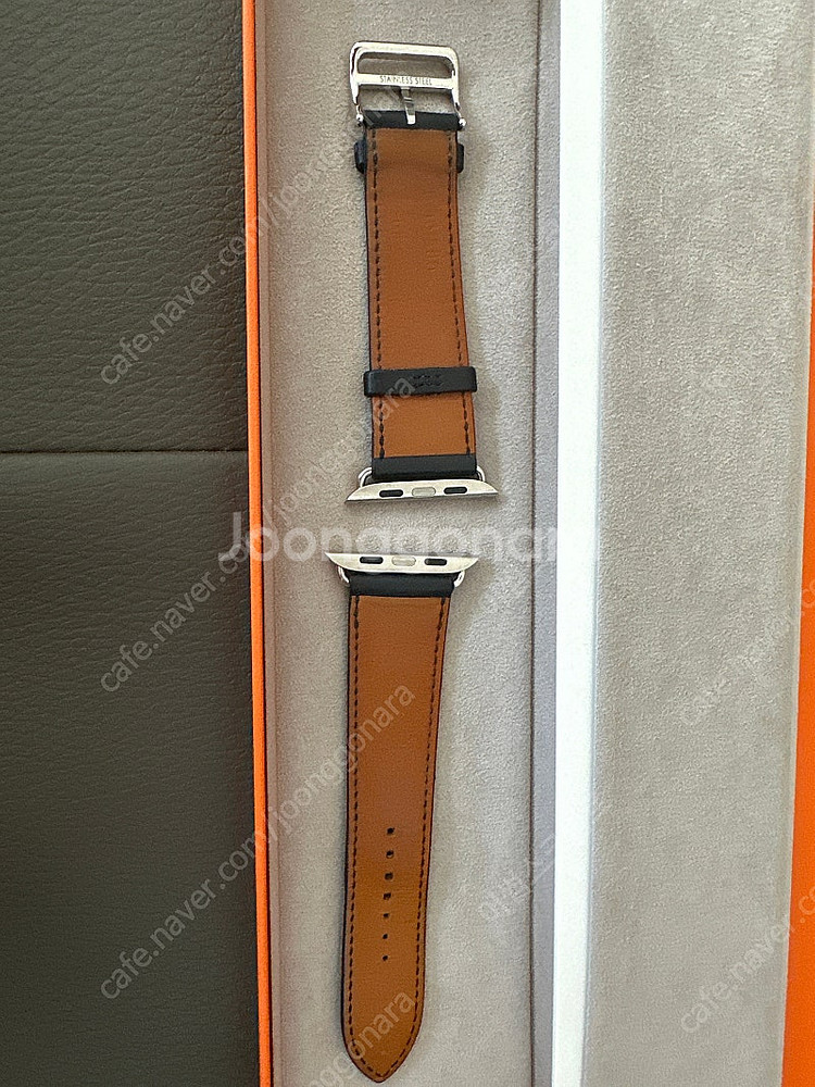 애플워치 에르메스 가죽스트랩 44mm--2