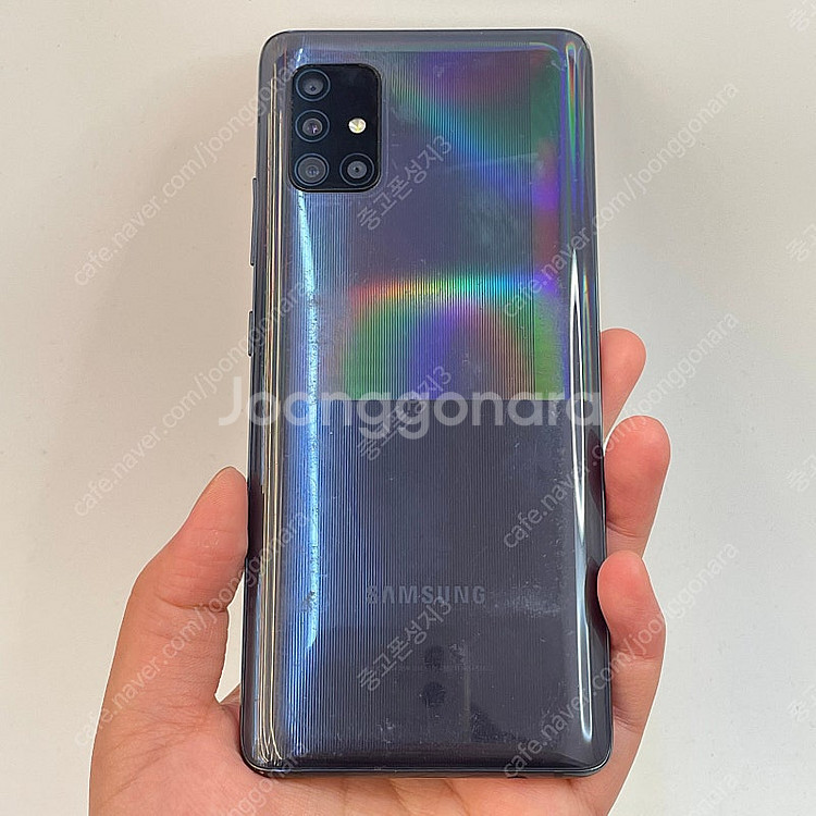 95980(울산중고폰) 갤럭시A51 블랙 128GB 판...--1