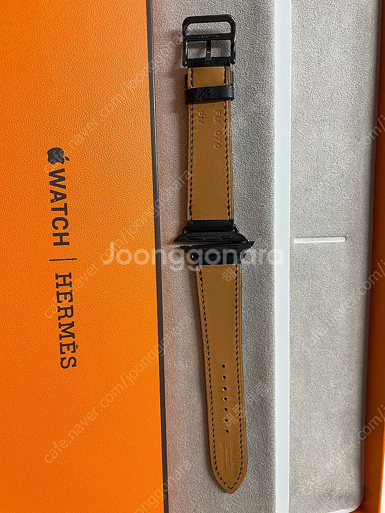 애플워치 에르메스 가죽스트랩 41mm 시착품--3