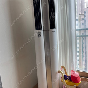LG듀얼 인버터 에어컨 2 in 1 실외기포함 20년4월제조