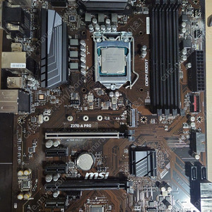 i5 8600k+msi z370 a-pro+geil ddr4 16gb 3600Mhz 팝니다