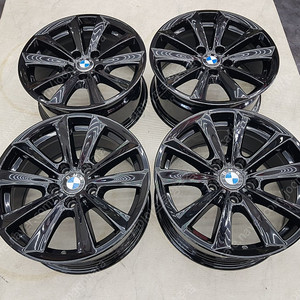 [판매]17인치 순정정품(중고)휠 BMW5시리즈 F10, 포터2 호환가능 유광블랙(분체도장) 판매