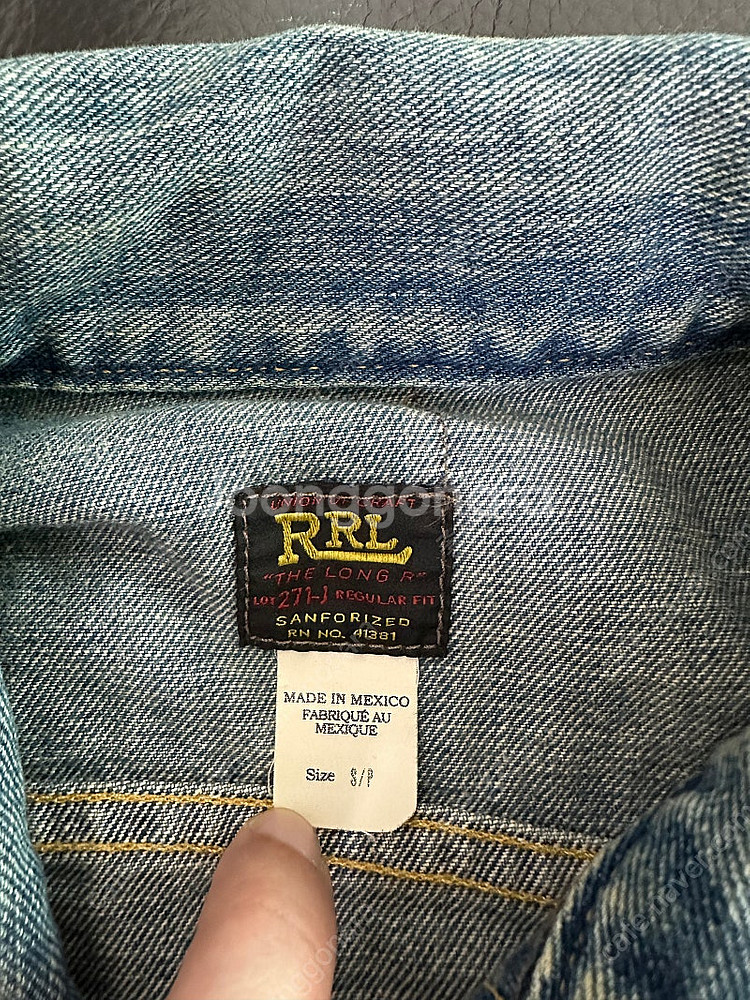 RRL LOT 271 리랜드 워시 S--2