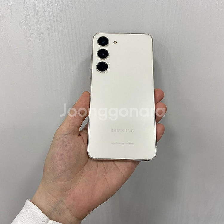 95891 갤럭시S23 크림 256GB A급 부산 중고...--2