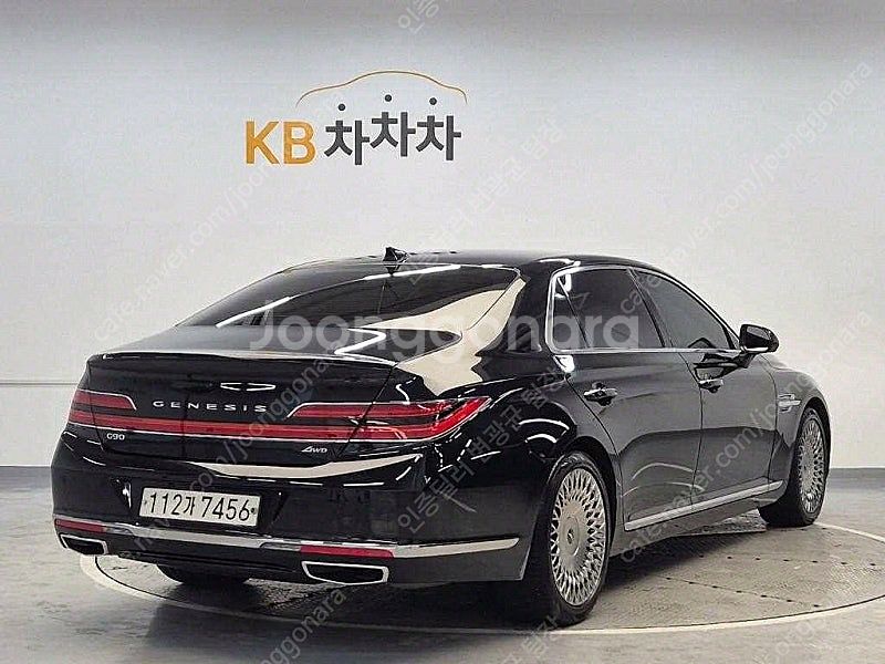 제네시스 G90 중고 제네시스 중고 가격 검정색 202...--4